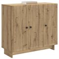 vidaXL Servírovacia skriňa Dub artisan 89 x 34,5 x 80 cm