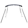 vidaXL Strieška Bimini s 3 oblúkmi a sieť. stenami 183x(170-182)x137cm