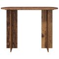 vidaXL Konzolový stôl Staré drevo 100 x 39,5 x 75 cm Kompozitné drevo