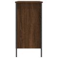 vidaXL Botník hnedý dub 100x35x70 cm kompozitné drevo