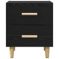 vidaXL Skriňa pod posteľ Čierny dub 40 x 35 x 47.5cm Kompozitné drevo