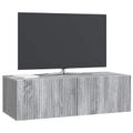 vidaXL Nástenná TV skrinka 98 x 41 x 30 cm Sivá sonoma