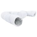 vidaXL Ventilačné potrubie hliník a PVC 6 m Ø12,5 cm