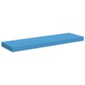 vidaXL Plávajúce nástenné police 2 ks modré 80x23,5x3,8 cm MDF