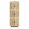 vidaXL Zásuvkový kabinet Dub sonoma 33 x 34,5 x 90 cm Kompozitné drevo