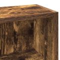 vidaXL CD skrinky 2 ks dymový dub 21x16x93,5 cm spracované drevo