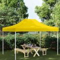 vidaXL Strecha na párty stan 4x3 m, žltá 270 g/m²