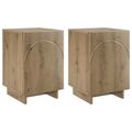 vidaXL Nočný stolík 2 pcs Dub artisan 33,5 x 34,5 x 50 cm