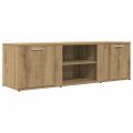VidaXL TV skrinka Artisan Dub 120x34x37 cm Konštrukčné drevo