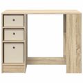 vidaXL Stôl Sonoma dub 100 x 40 x 75 cm Kompozitné drevo