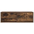 vidaXL TV stolíky 2 ks dymový dub 80x31x25,5 cm spracované drevo
