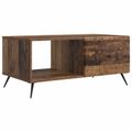 vidaXL Konferenčný stolík Staré drevo 90 x 50 x 40 cm Kompozitné drevo