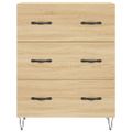 vidaXL Vysoká skrinka dub sonoma 69,5x34x180 cm spracované drevo