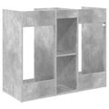 vidaXL Golfová skriňa Jednofarebný Betónová šedá 102 x 45 x 85,5 cm