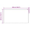 vidaXL Čipková záclona Biela 260 x 500 cm Polyester