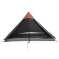 vidaXL Stan na batohovanie 222 x 85 x 125 cm Šedá a oranžová