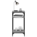 vidaXL Bočný stolík sivý dub sonoma 40x30x75 cm spracované drevo
