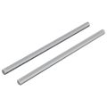 vidaXL Závitové tyče 2 ks Strieborná M6 x 120 mm Kov