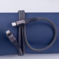 Maxlife MXUC-11 magnetický kábel USB-C - Lightning 1,0 m 27W čierny nylon
