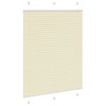 vidaXL plisovaná roleta krémová 105x100 cm Šírka látky 104,4 cm