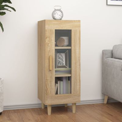 vidaXL Komoda dub sonoma 34,5x34x90 cm spracované drevo