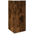 vidaXL Bočné stolíky 2 ks s policou tmavý dub 25,5x27x60 cm