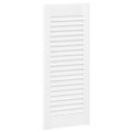 vidaXL Dvierka skriniek Louvred Design 4 ks Biela 69x29,5 cm