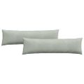 vidaXL Vankúše na pohovku 2 pcs Svetlosivá 145 x 40 cm