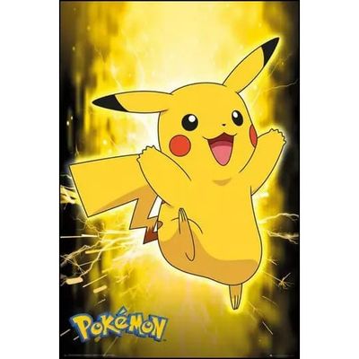 Plagát Pokémon - Pikachu Neon