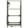 vidaXL Nočný stolík Sonoma dub 40 x 27 x 76 cm Kompozitné drevo
