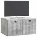 vidaXL Nástenná TV skrinka Nástenný Betónovo sivá 59,5 x 41 x 30 cm