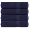 vidaXL Utierky na ruky FROGN 4 ks námornícko modré 50x100 cm 360 g/m²