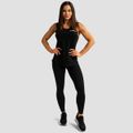 Dámske tielko Limitless Black - GymBeam, veľkosť S, veľkosť oblečenia S, 48% cotton, 47% viscose, 5% elastane