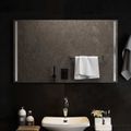 vidaXL Zrkadlo do kúpeľne s LED Priehľadná 100 x 60 cm tvrdené sklo