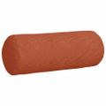vidaXL Podložkové vankúše 2 pcs Červenooranžová Ø 25 x 70 cm