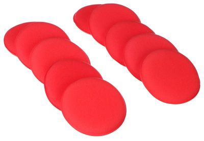 Sada lešticích polštárov na vosk auta CAR DETAILING WAX PAD 10, 10ks SIXTOL