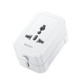 Yesido MC32 universal adapter uk/eu/us/aus max 6A white