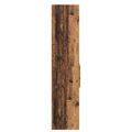 vidaXL Highboard Staré drevo 50 x 42,5 x 185 cm Kompozitné drevo