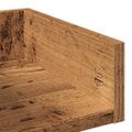 VidaXL Knižnica Staré drevo 86x25,5x140 cm Drevo