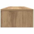 vidaXL Stojan na monitor zásuvky dub artisian 100x27x15 cm komp. drevo