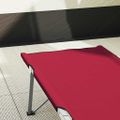 vidaXL Skladacia kempingová posteľ 2 ks Červená 194 x 62,5 x 42,5 cm