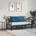 vidaXL Poduška na chrbát Modrá 120 x 50 cm Kordúrová tkanina