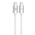 Forever Vibe cable USB-C - USB-C 1,0 m 60W silver