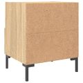 vidaXL Nočné stolíky 2 ks dub sonoma 40x35x47,5 cm kompozitné drevo