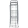 vidaXL Oblúkové gabionové koše 11 ks 300x50x120/140 cm pozink. železo