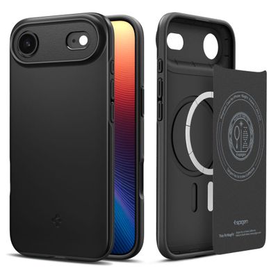 Puzdro Spigen Thin Fit Mag Magsafe pre iPhone 17 Air čierne
