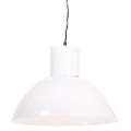 vidaXL Závesná lampa 25 W, biela, okrúhla 48 cm E27