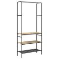 vidaXL Vešiak na oblečenie Dub sonoma 77 x 30 x 171 cm