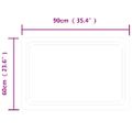 vidaXL LED kúpeľňové zrkadlo 60x90 cm