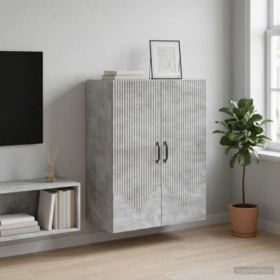 vidaXL Nástenná skrinka 66 x 34,5 x 90 cm Kompozitné drevo